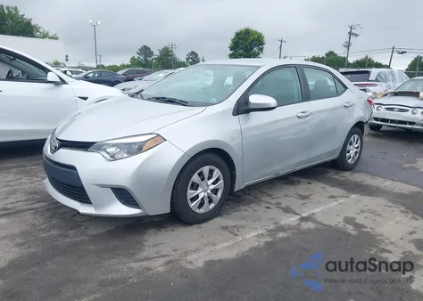 2014 Toyota Corolla L из США, поврежденный, VIN 2T1BURHE4EC160509